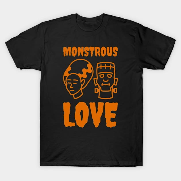 Monstrous Love - 5 T-Shirt by NeverDrewBefore